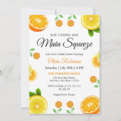 Main Squeeze Citrus Summer Lemon Vrijgezellenfeest Kaart (Voorkant)