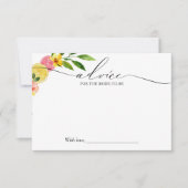 Main Squeeze Citrus Vrijgezellenfeest Advies Kaart (Voorkant)