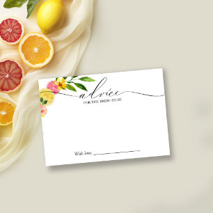 Main Squeeze Citrus Vrijgezellenfeest Advies Kaart