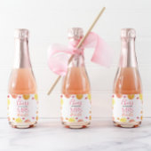 Main Squeeze Citrus Vrijgezellenfeest Dank u kaart Sparkling Wijnetiket