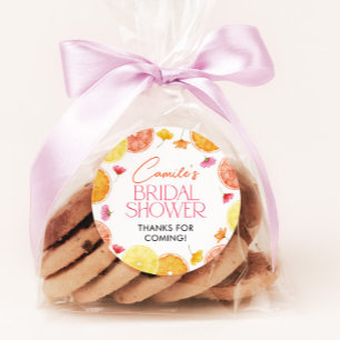 Main Squeeze Citrus Vrijgezellenfeest Favor Sticke Ronde Sticker