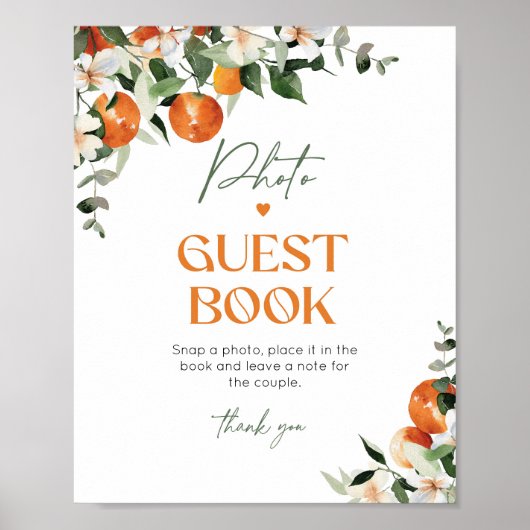 Main squeeze citrus vrijgezellenfeest Foto Gastenb Poster (Voorkant)