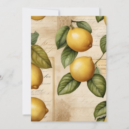 Main Squeeze Citrus Vrijgezellenfeest Kaart (Achterkant)