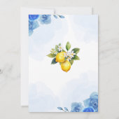 Main Squeeze Citrus Vrijgezellenfeest Kaart (Achterkant)