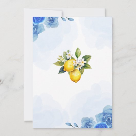 Main Squeeze Citrus Vrijgezellenfeest Kaart (Achterkant)