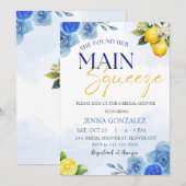 Main Squeeze Citrus Vrijgezellenfeest Kaart (Voorkant / Achterkant)