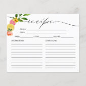 Main Squeeze Citrus Vrijgezellenfeest Recept Kaart (Voorkant)