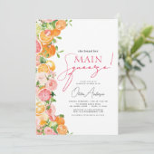 Main Squeeze Citrus Vrijgezellenfeest Sinaasappel Kaart