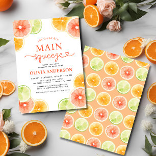 Main Squeeze Citrus Vrijgezellenfeest Sinaasappel Kaart
