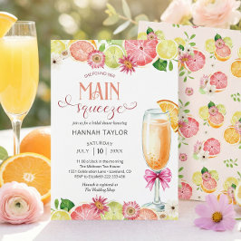 Main Squeeze Citrus Zomer Bruiloftsborrel Kaart
