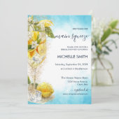 Main Squeeze Cocktail Italië Vrijgezellenfeest Kaart (Staand voorkant)