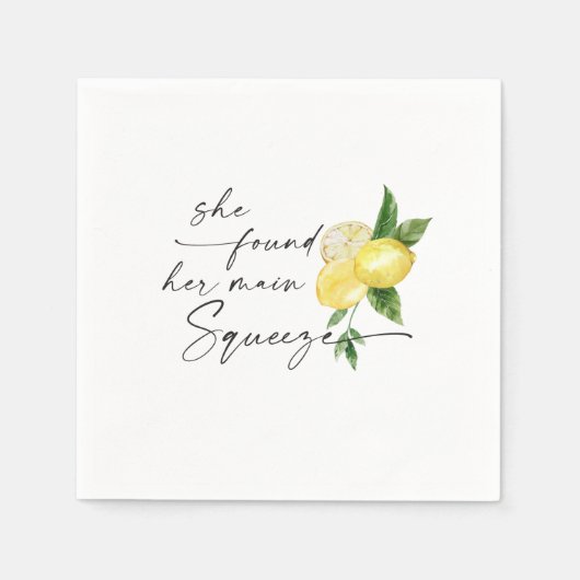 Main Squeeze Cocktail servet (Voorkant)