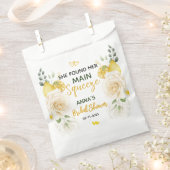 Main Squeeze Elegante Citroen Bloemachtige Bruilof Bedankzakje (Geknipt)