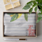Main Squeeze Fris & Fel Lemon Keukendecoratie Tissuepapier (Geschenk)