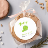 Main Squeeze Groene Lime Bruidsmeisjesfeest Bedank Ronde Sticker