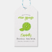 Main Squeeze Groene Limoen Bruiloftsfeest Favoren Cadeaulabel (Voorkant)