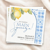 Main Squeeze Italiaanse citroen bruidsfeest Servet