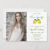 Main Squeeze Lemon Bachelorette Party Kaart (Voorkant)