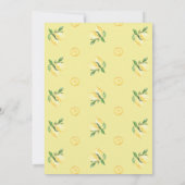 Main Squeeze Lemon Bachelorette Party Kaart (Achterkant)