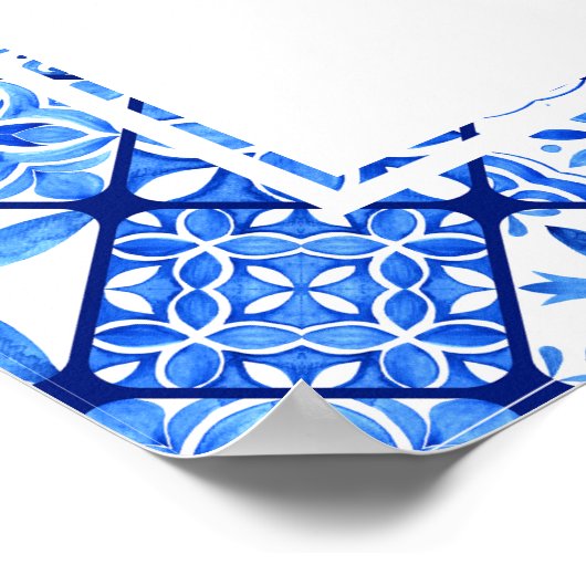 Main Squeeze Lemon Blue Tegel Vrijgezellenfeest We Poster (Hoek)