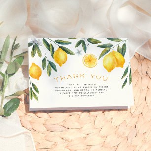 Main Squeeze Lemon Bruiloft Bedankt