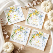 Main Squeeze Lemon Citrus Bridal Shower Servet