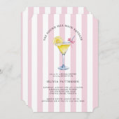 Main Squeeze Lemon Drop Martini Vrijgezellenfeest Kaart (Voorkant / Achterkant)