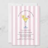 Main Squeeze Lemon Drop Martini Vrijgezellenfeest Kaart (Voorkant)