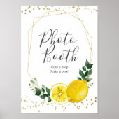 Main squeeze lemon fotohokje bord poster (Voorkant)