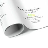 Main squeeze lemon juice homemade business name cadeaupapier (Rol Hoek)
