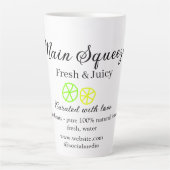 Main squeeze lemon juice homemade business name  latte mok (Voorkant)
