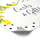 Main Squeeze Lemon Kaarten and Gifts Sign Poster (Hoek)