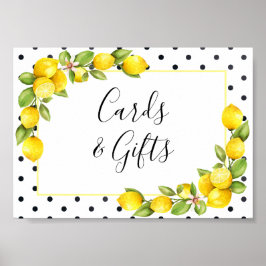 Main Squeeze Lemon Kaarten en Cadeaus Bord Poster
