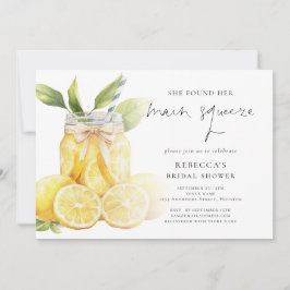 Main Squeeze Lemon Overlay Vrijgezellenfeest Kaart