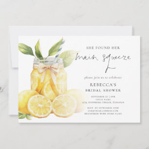 Main Squeeze Lemon Overlay Vrijgezellenfeest Kaart