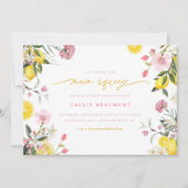 Main Squeeze Lemon Party Bruids Douche Uitnodiging (Voorkant)
