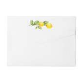 Main Squeeze Lemon Retouradres label (Achterkant)