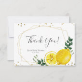 Main Squeeze Lemon Vrijgezellenfeest Bedankt kaart (Voorkant)