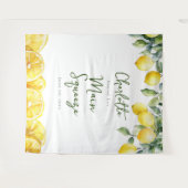 Main Squeeze Lemon Vrijgezellenfeest Foto Achtergr Wandkleed (Voorkant (horizontaal))