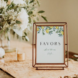 Main Squeeze Lemon Vrijgezellenfeest gunsten teken Aankondiging