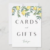 Main Squeeze Lemon Vrijgezellenfeest Kaarten & Cad (Voorkant)