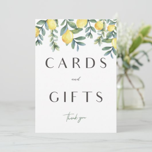 Main Squeeze Lemon Vrijgezellenfeest Kaarten & Cad (Staand voorkant)