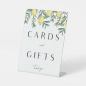 Main Squeeze Lemon Vrijgezellenfeest Kaarten & Gif Reclamebord Met Voetstuk (Voorkant)