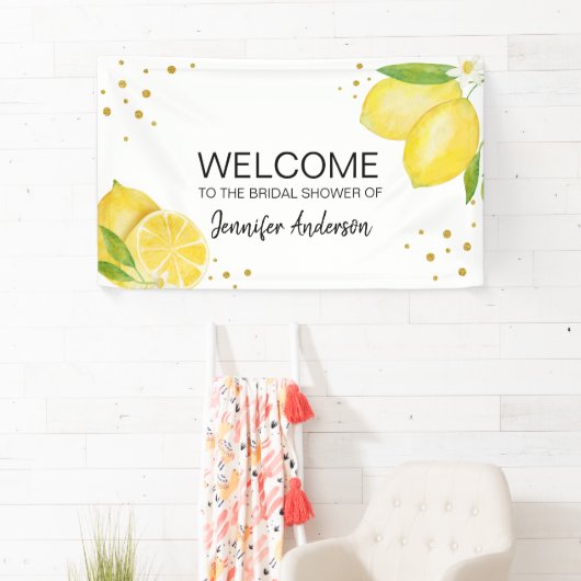 Main Squeeze Lemon Welkom Spandoek (Insitu)