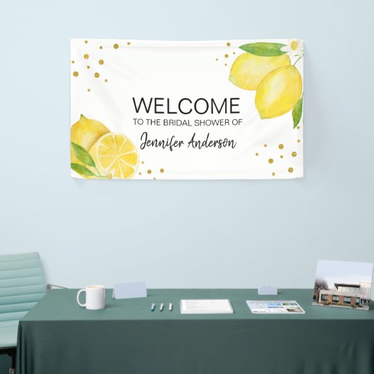 Main Squeeze Lemon Welkom Spandoek (Beurs)