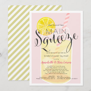 Main Squeeze Lemonade Roze Vrijgezellenfeest per p Kaart