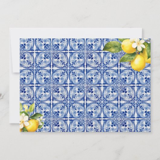 Main Squeeze Lemons Advies voor de bruid Kaart (Achterkant)