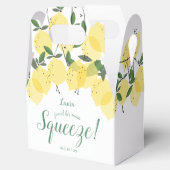 Main Squeeze Lemons Bruiloftsfeest  Bedankdoosjes (Geopend)