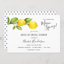 Main Squeeze Lemons Drive-By Vrijgezellenfeest Kaart