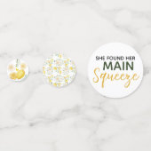 Main Squeeze Lemons Eucalyptus Roos Vrijgezellenfe Confetti (Voorkanten)